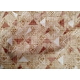 thumbnail image 4 of oneOone Cotton Cambric Hot Curry Fabric Texture & Triangle Geometric Sewing Craft Projects Fabric Prints By Yard 42 Inch Wide, 4 of 4