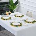 thumbnail image 6 of IAUYY Set of 6 Round Placemats for Dining Tables Heat-Resistant and Wear-Resistant DIY Printing Design Table Placemats，Applicable for Christmas Rugged Hand-drawn Illustrations, 6 of 6
