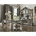 thumbnail image 2 of ACME Versailles Executive Computer Desk w/Hutch, Antique Platinum, 2 of 3