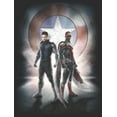 thumbnail image 2 of Women's Marvel The Falcon and the Winter Soldier Team Poster Graphic Tee Black 2X Large, 2 of 4