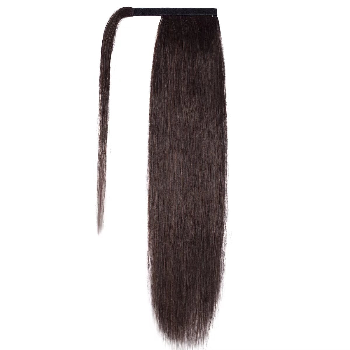 MY-LADY Women Clip in Ponytail Thick 100% Remy Human Hair Extensions Warp Around One piece Hairpiece Straight