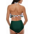 thumbnail image 4 of Dnzceghtig Traje de baño de dos piezas para niñas Conjunto de bikini con volantes Trajes de baño, 4 of 5