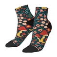 thumbnail image 2 of Bingfone Berries And Flowers Design Patterned Men'S Women'S Casual Cotton Socks, 2 of 9