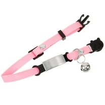 LOLIPPYY Kitten Collar with Bell, Name , and Adjustable Fit - Anti-Lost Safety Cat Collar