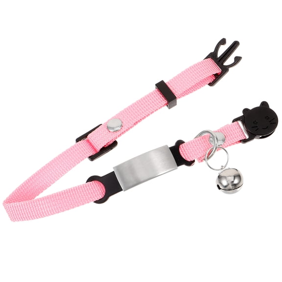 LOLIPPYY Kitten Collar with Bell, Name , and Adjustable Fit - Anti-Lost Safety Cat Collar
