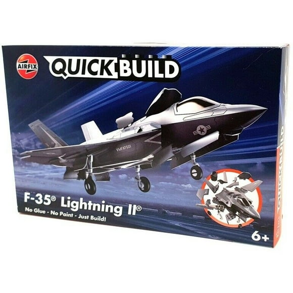 Quick Build F-35 Lightning II (J6040) F-35B Airplane Plastic Model Kit