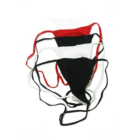 Thong Plus Size Lot of 5 Sexy Womens Plus Size Lycra Y Back String G-String Thong Panties Panty Underwear Lingerie ()
