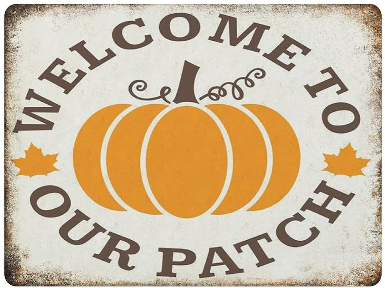 Metal Tin Sign Welcome to Our Pumpkin Patch Farmhouse Tin Sign Metal ...