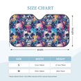 thumbnail image 3 of Bingfone cool Skull colorful Car Windshield Sunshade,Sun Foldable Sun Shield Sun Visor for Car - Medium, 3 of 8