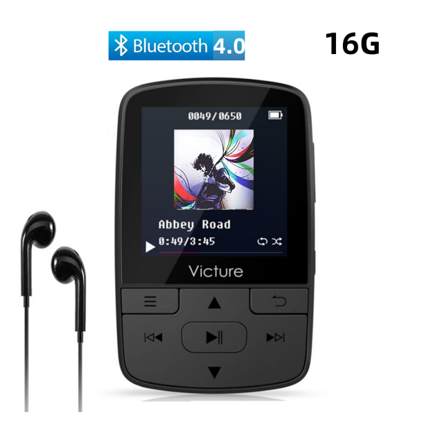 Victure MP3 Portable Player Clip Bluetooth 16G Buildin Speaker/Photo