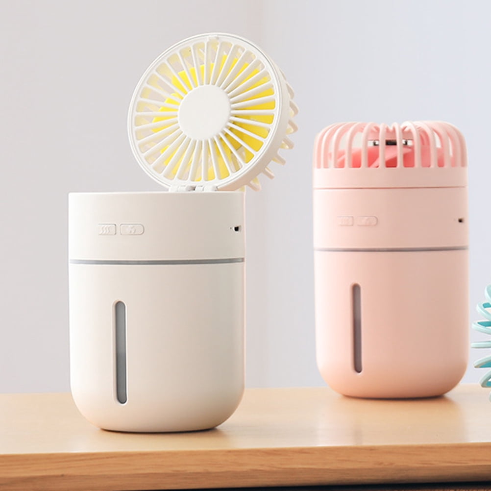 WEUVEB Portable Mini Travel Fan, Quiet Personal Fan for Home, Office, Car Use - Compact, Low Noise, 1 Set