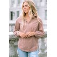 thumbnail image 6 of Redhotype Chic Long-Sleeve Half Zip Sweatshirt - Apricot Vibe, 6 of 8