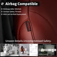 thumbnail image 5 of EKR Custom Fit Bolt Car Seat Covers for Chevrolet Bolt EV 2LT & Bolt EUV LT/Premier 2022 2023 (Rear 40/60 Split W/Armrest)-Full Set Waterproof Faux Leather Auto Seat Covers(Burgundy), 5 of 7