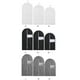 thumbnail image 5 of Injueey Colgando ropa, ropa, traje, abrigo, funda antipolvo, bolsa de almacenamiento para el hogar, estuche organizador, armario, ropa colgante Cubiertas para muebles de jardín Blanco L, 5 of 6