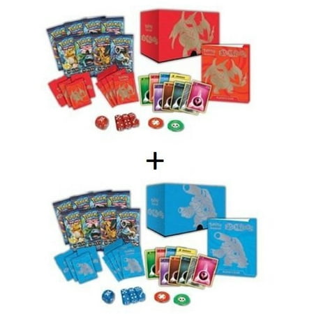 Pokemon Tcg Xy Evolutions Elite Trainer Box Set Of 2 Charizard Y Blastoise