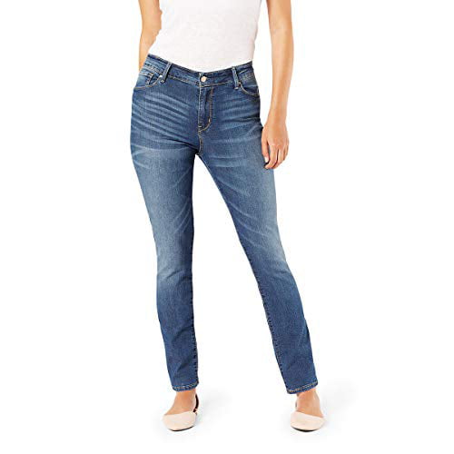 Signature by Levi Strauss & Co. Gold Label Women's Modern Straight Jeans,  Gold Cape Town, 6 - Walmart.com