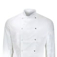 thumbnail image 2 of Dennys Mens Long Sleeve Chefs Jacket / Chefswear, 2 of 3