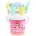 thumbnail image 1 of 1set Race Beach Toys Sand Toys Ice Cream Mold Set for Kids 3-10 with Beach Toy Bucket Pail for Kids and Toddlers (Random Color) 9 In 1, 1 of 4