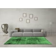 thumbnail image 3 of Ahgly Company Indoor Round Oriental Emerald Green Traditional Area Rugs, 8' Round, 3 of 4