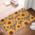 thumbnail image 4 of Uemuo Diamond Bohemian Sunflower Printed Door Mat Indoor Doormat 16"x24",Front Back Door Mats Non Slip Entrance Rugs,Inside Doormats for Entryway, 4 of 9