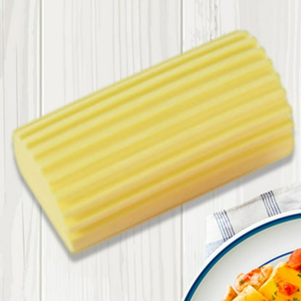 Cepillo de Limpieza de Esponja 2 Gomas Limpiadoras Reutilizables Esponja Baño Cocina amarillo uds