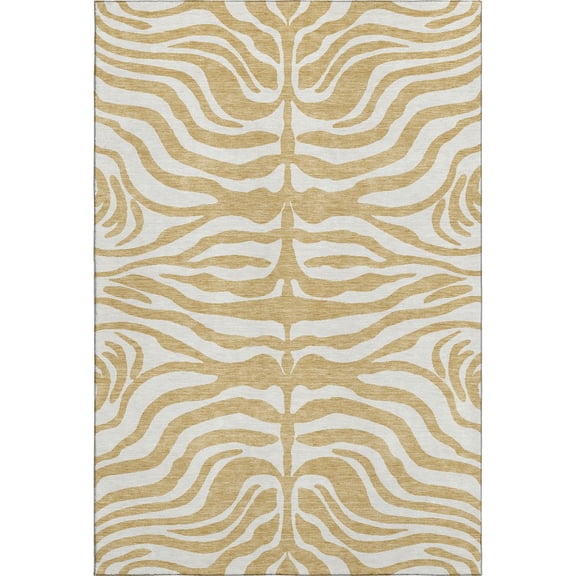 Dalyn Rugs Premium Machine Washable Mayfield AMF1042 Gold 9' x 12' Rug