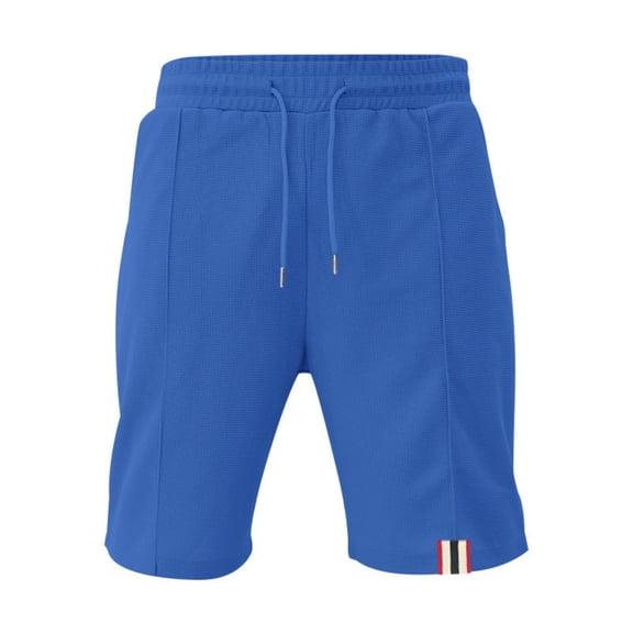 LNZGNM Mens Sweat Shorts Drawstring Elastic Waist Sports Shorts Stylish Lightweight Breathable Short Pants Training Shorts with Pockets,Royal Blue 3XL