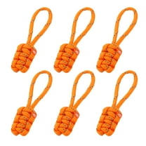 Uxcell Reflective Paracord Zipper Pull Polyester Zipper Pulls Replacement Fit for Backpacks Clothing Accessories Orange