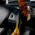 thumbnail image 5 of Halloween Broom 14.5 Inch Printing PVC Leather Steering Wheel Cover Car Wheel Covers Auto Accessories, 5 of 6