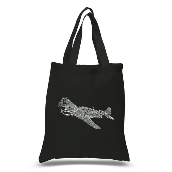 LA Pop Art Small Word Art Tote Bag - P40