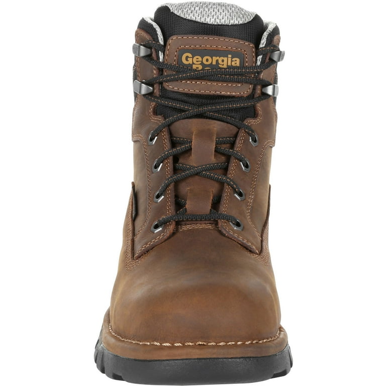 One Review Georgia Boot Eagle O 8-SS Brown Work Boots