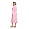 thumbnail image 5 of MAYFISH Women's 100% Cotton Robes Lightweight Kimono Long Soft Bathrobe for Women with Pockets(Pink,XL), 5 of 6