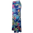 thumbnail image 1 of MixMatchy Women's Basic Foldable High Waist Regular and Plus Size Maxi Skirts, 1 of 4