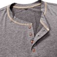thumbnail image 5 of Casual Button Downs Shirts Hvyesh Mens Shirts Long Sleeve Casual Classic Henley T-Shirts Lightweight Button Muscle Fit Tee Shirts, 5 of 9