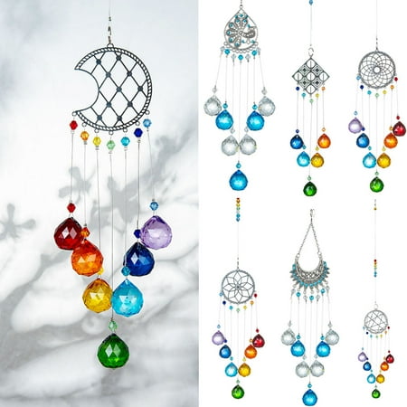 

Cheers.US Clear Cut Crystal Ball Prisms Chandelier Sun Catcher Hanging Crystals Ornament Home Garden Office Decoration Christmas Wedding Pendant Dreamcatcher