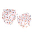 thumbnail image 3 of 2 Piezas De Pantalones De Entrenamiento Para Bebés, Cubierta De Pañales Para Recién Nacidos, Ropa Interior De Lavable (para 8-11KG) Yotijar Pantalón de entrenamiento infantil, 3 of 6
