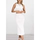 thumbnail image 3 of Conjunto de 2 Piezas para Mujer PRETTYGARDEN Falda Midi Blanca XL, 3 of 8