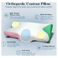 thumbnail image 4 of Sutera Dream Deep Memory Foam Orthopedic Contour Bed Pillow, 4 of 5