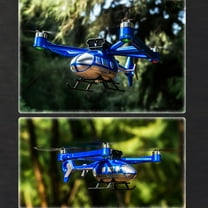 ZFYXGS RC Helicopter FPV Drone With ESC Camera Brushless Motor Drones 2.4G RC Quadcopter With Cool LED Lights Altitude Hold Obstacle Avoidance For Adults