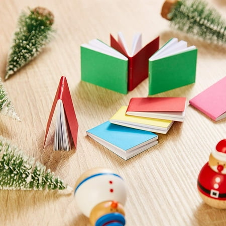 Miniature Blank-Book - 24-Pack Mini Colorful Blank Books, Unlined Plain