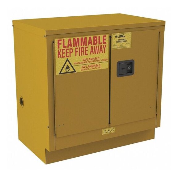 Condor Flammable Cabinet,Under Counter,22 gal. 491M65