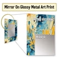 thumbnail image 3 of Designart "Explosive Digital Doodles In Pop Art I" Abstract Wall Mirror, Printed Blue Wall Mirror, Modern Bathroom Wall Mirror, Decorative Abstract Mirror - 30x40 Inch, 3 of 5