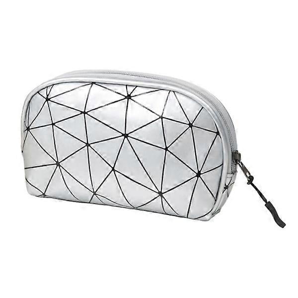 Cosmetic Bag for Women Toiletry Bag SILVER silver