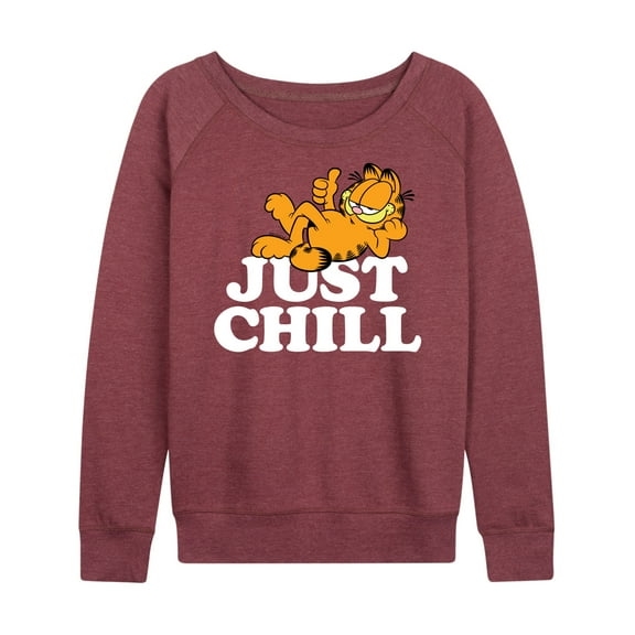 Garfield - Just Chill - Women's Lightweight French Terry Long Sleeve Shirt