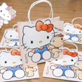 thumbnail image 5 of Sanrio Hello Kitty - Bolsos de papel creativos, 10 piezas, Y2k, dibujos animados, bonitos, pequeños, para regalo, bolsa de almacenamiento, accesorios de fiesta, 5 of 5