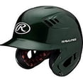 thumbnail image 2 of Rawlings R16 Series Metallic Junior Baseball Batting Helmet, Dark Green, 2 of 3