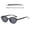 Black Frame Black and Gray Piece, variant on New Nerd Oval Eyeglass Frame, Anti-Blue Light, Korean Style Trendy FME Retro Artistic Flat Glasses for Women, Fashionable and Versatile