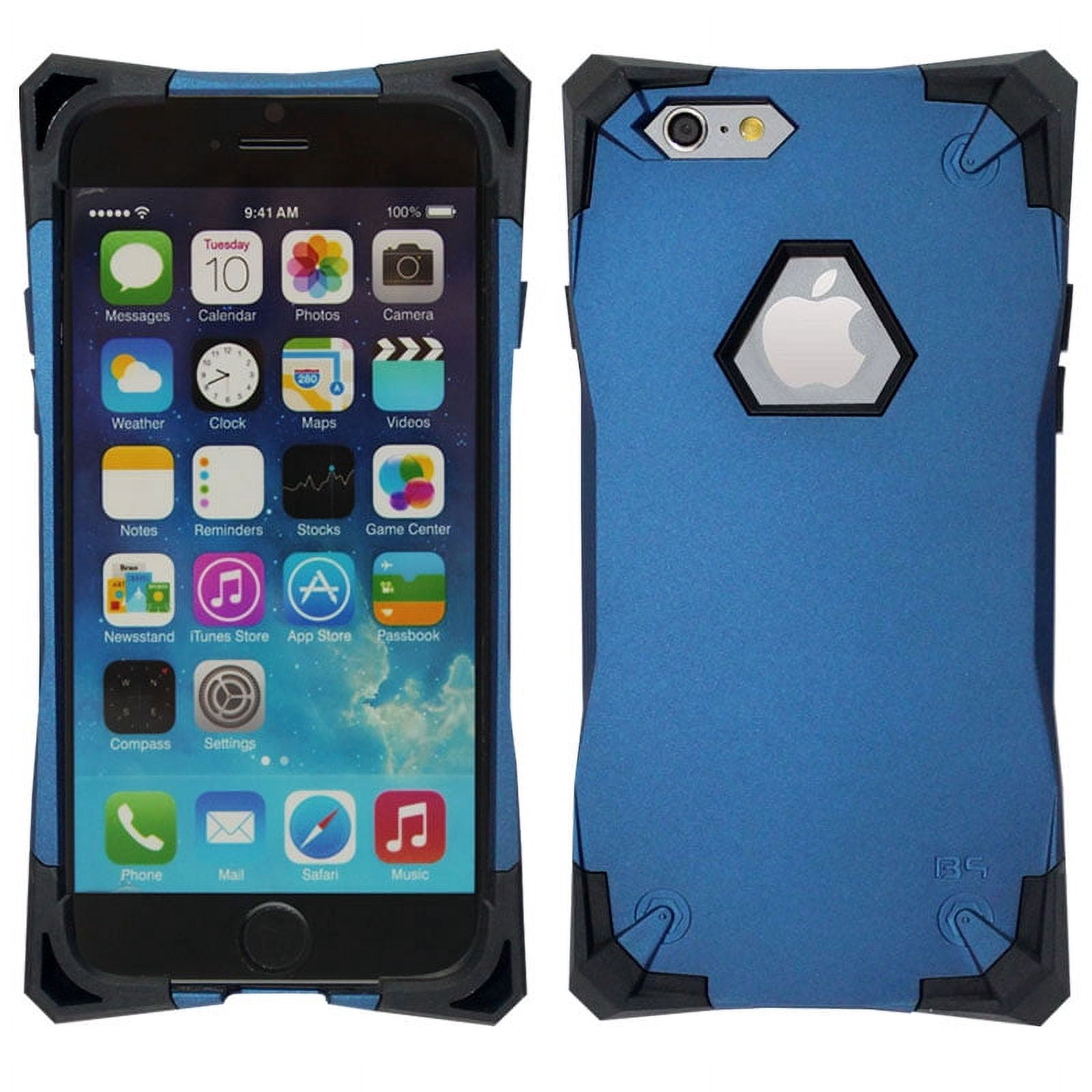 zizo abstract dual layered case for iphone 6 / 6s - heavy duty pc