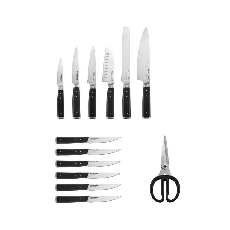 Kitchenaid Gourmet 14-Piece Stainless Steel Kitchen Knife Block Set kitchen knife  set knife set kitchen accessories