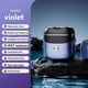 thumbnail image 2 of Mini Afeitadora Eléctrica Portátil y Giratoria, de Bolsillo, con Cabezal Magnético para Hombres, Color Violeta., 2 of 5